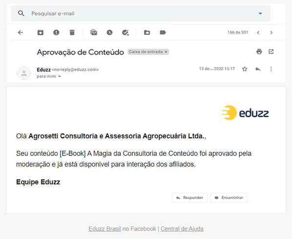 Aprovação eduzz